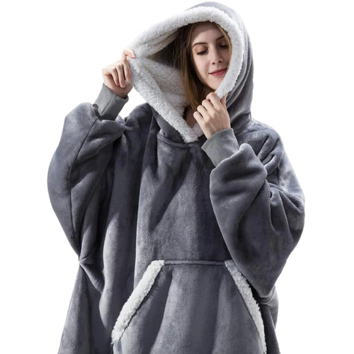 Oversized Cozy Blanket Hoodie