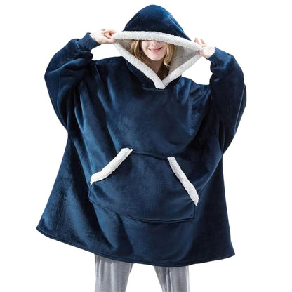 Oversized Cozy Blanket Hoodie