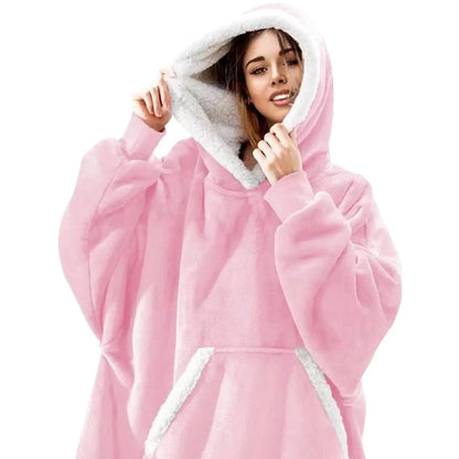 Oversized Cozy Blanket Hoodie