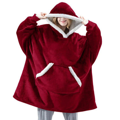 Oversized Cozy Blanket Hoodie